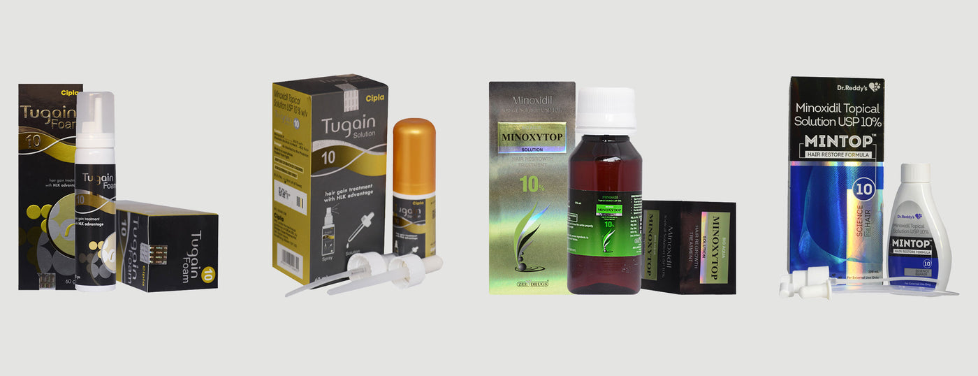 A Review from a Minox Beard Spot member of the 4 different Minoxidil 10% Indian brands.