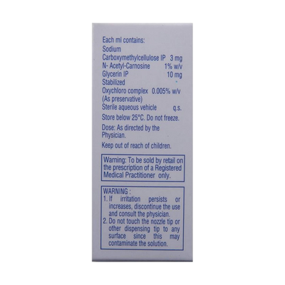 C-NAC (N-Acetylcarnosine eye-drops) to normalise cataract impairment