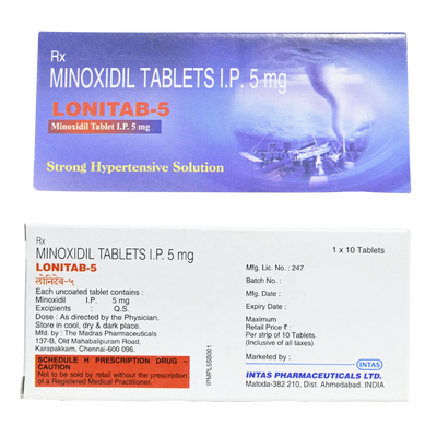 Oral Minoxidil 5mg tablets For Hair Loss