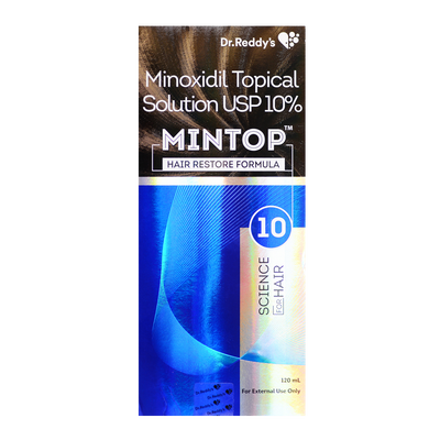 10% Mintop 120ml. 2 Month Supply Minoxidil Extra Strength Topical Solution.