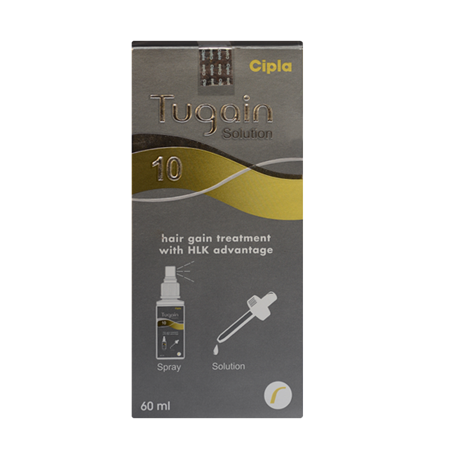 Tugain 10% Minoxidil Extra Strength Topical Solution for Men.